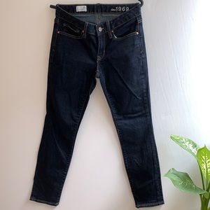 Gap 1969 Dark Wash Curvy Skinny Jeans